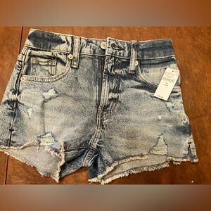 GAP kids size 10 distressed jean shorts